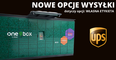 Nowe opcje wysyłki - UPS + One Box
